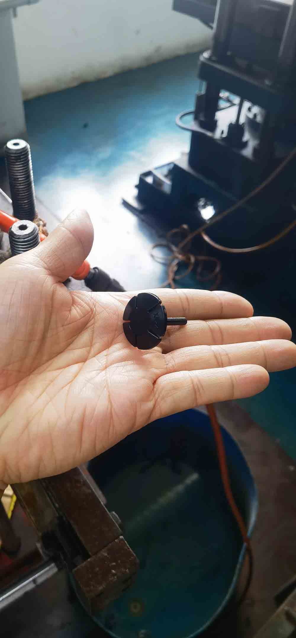 Válvula de drenaje sanitario EPDM de flujo puro